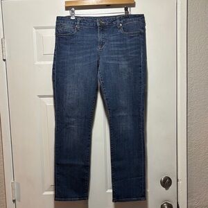Kut from the Kloth “Medium” Blue Straight Leg Jeans
